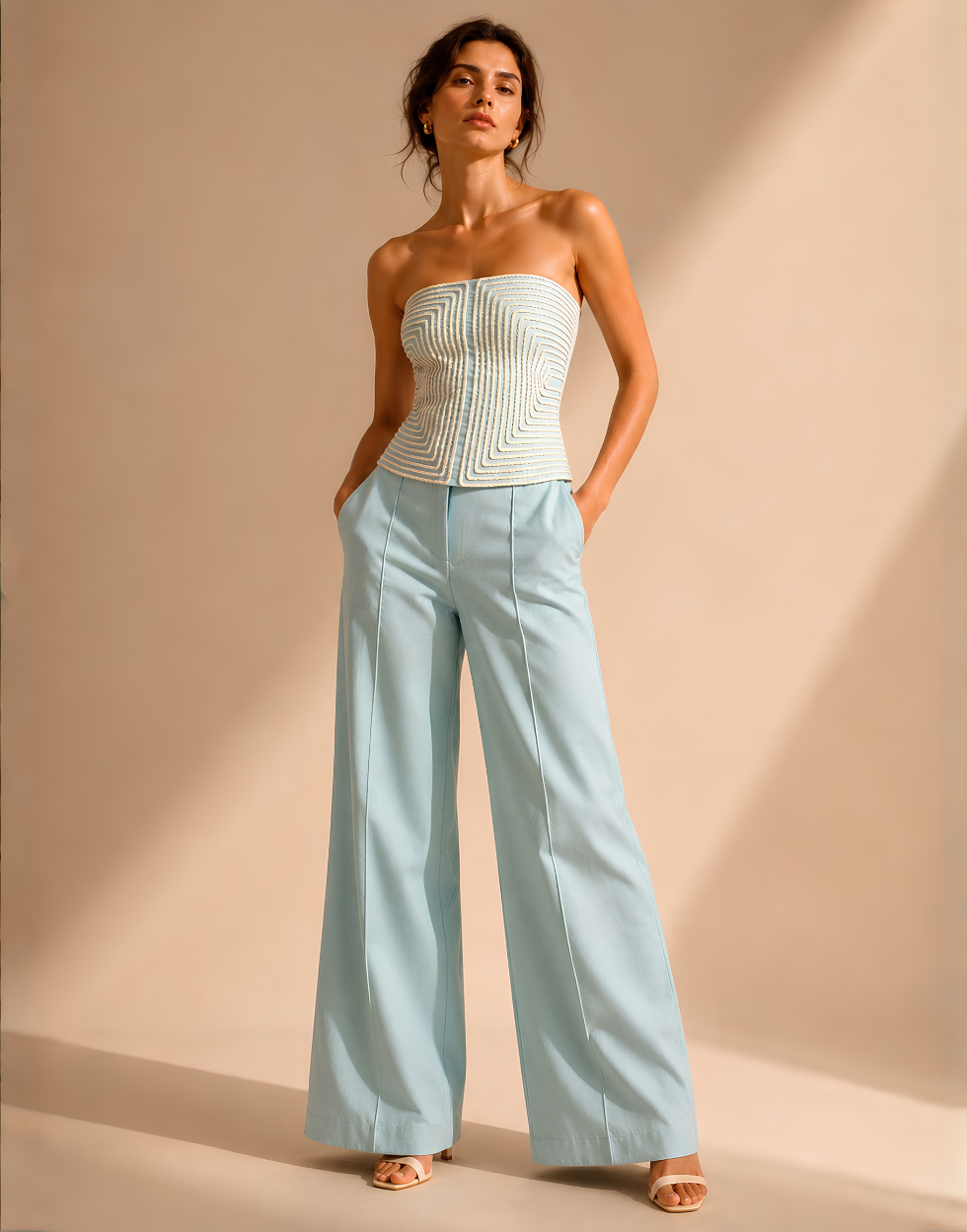 Mykonos Corded Bustier Set