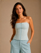 Mykonos Corded Bustier Set