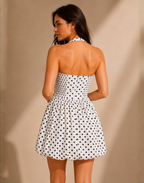 Sydney Polka Balloon Mini Dress