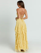 Solstice Tiered Ruffle Maxi Gown